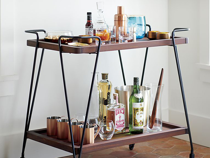 Bar Carts Stocking and Styling ST. LOUIS HOMES & LIFESTYLES