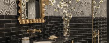Gold winner Powder Room - Castle Design - TIE